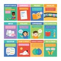 Carson Dellosa Mini Posters - Reading Comprehension Strategies Poster Set, 12 Pieces 106008